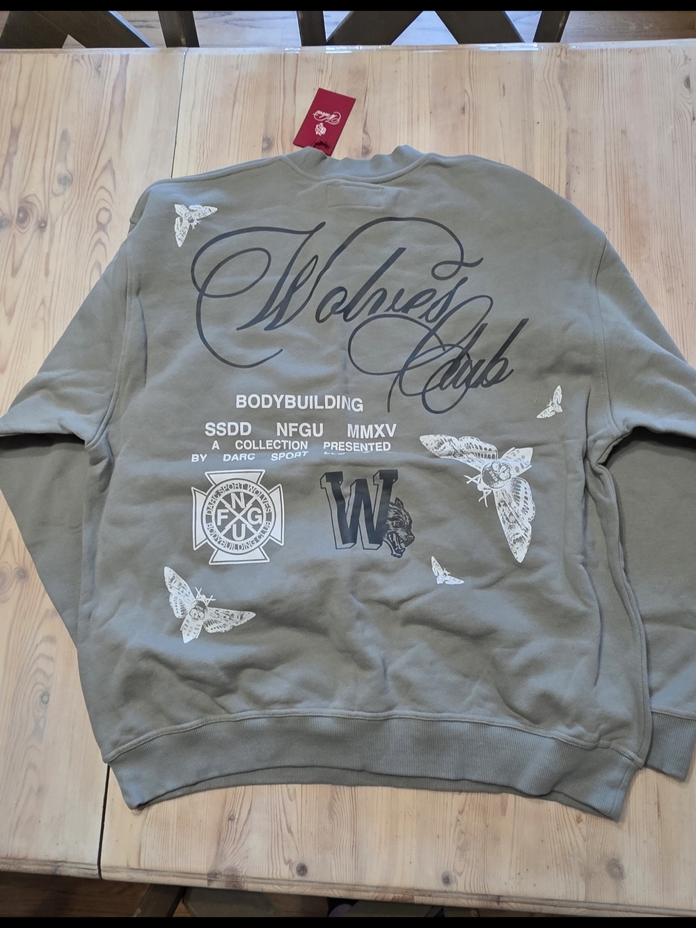Darc Sport Never Forget London Crewneck Wolves 1/500 Collection Mens XXL NWT